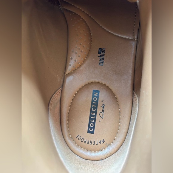 Clarks Waterproof Tilden Top Ankle Boots 9.5W - Picture 8 of 8